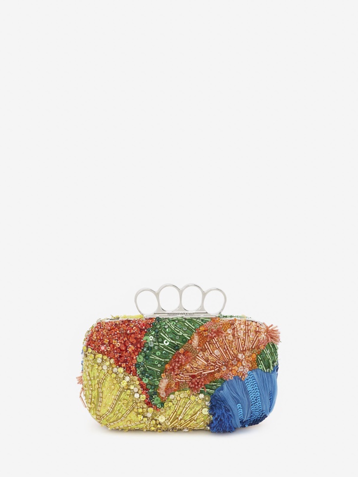 Women's Four Ring Clutch Multicolor Fashion Alexander McQueen