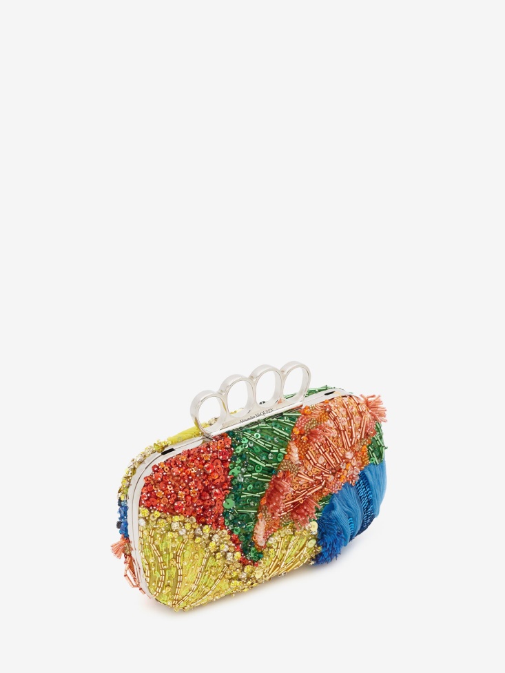 Women's Four Ring Clutch Multicolor Fashion Alexander McQueen