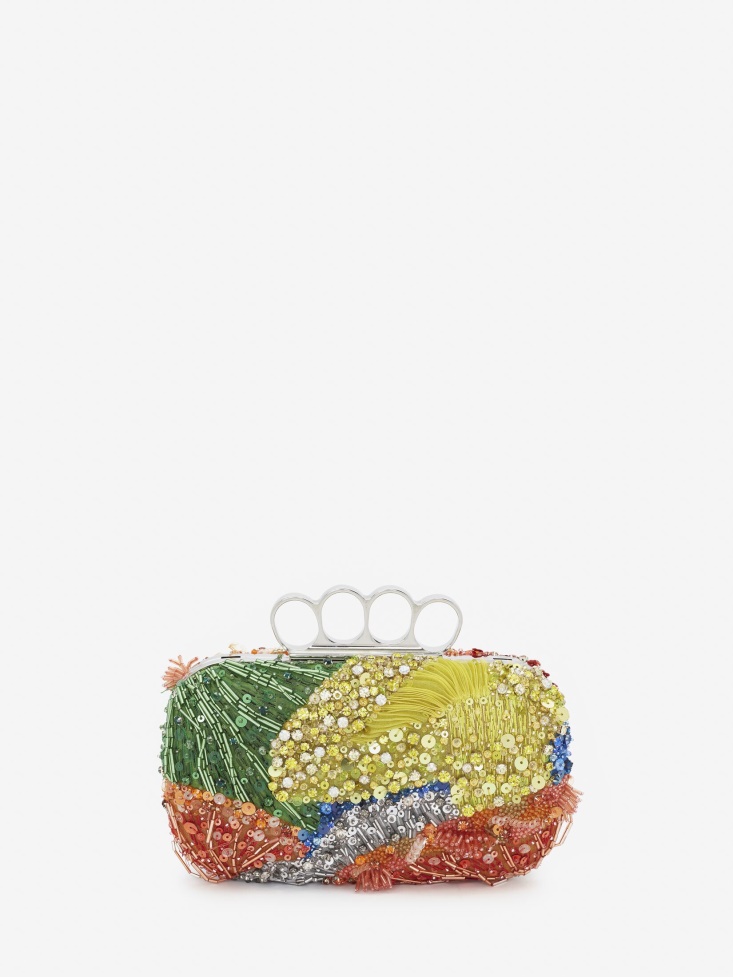 Women's Four Ring Clutch Multicolor Fashion Alexander McQueen