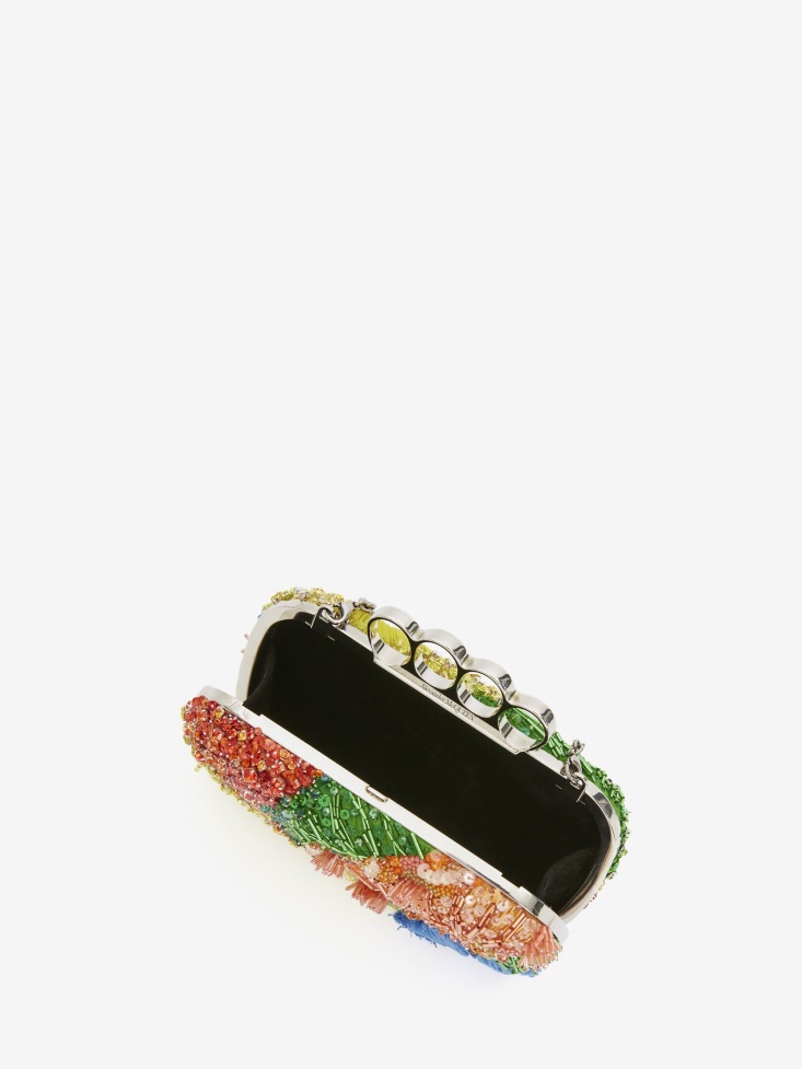 Women's Four Ring Clutch Multicolor Fashion Alexander McQueen
