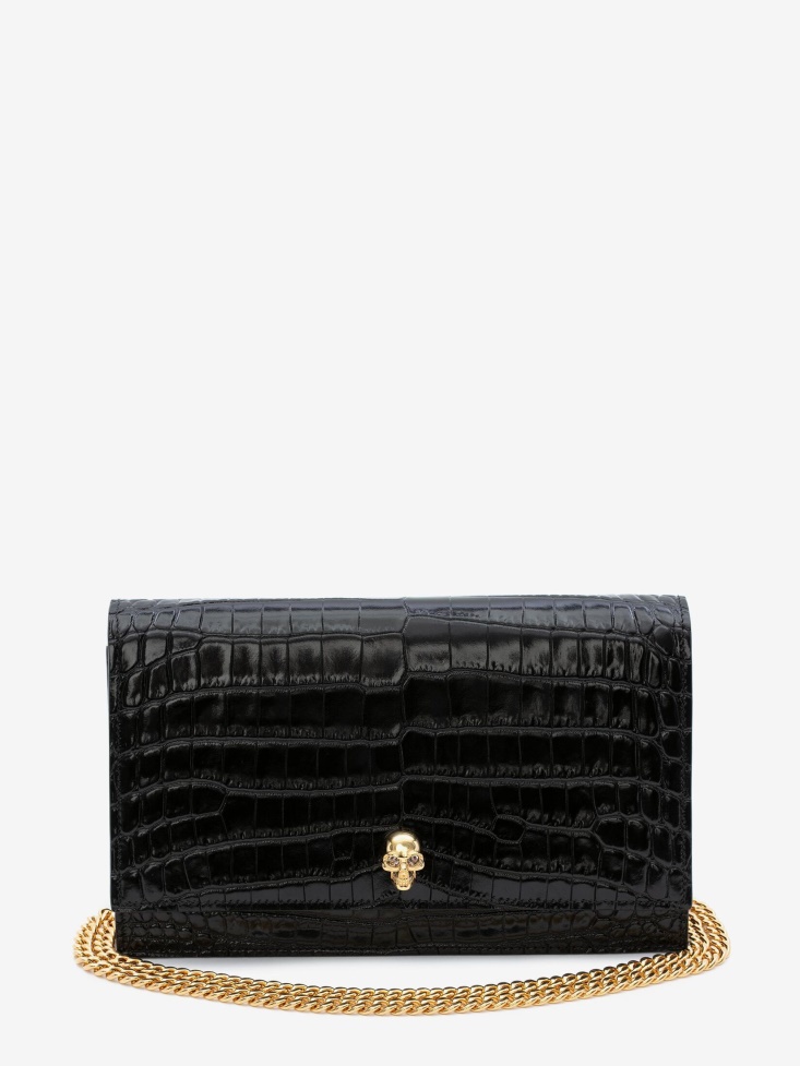 Women's Medium Skull Bag Fashion Alexander McQueen Black