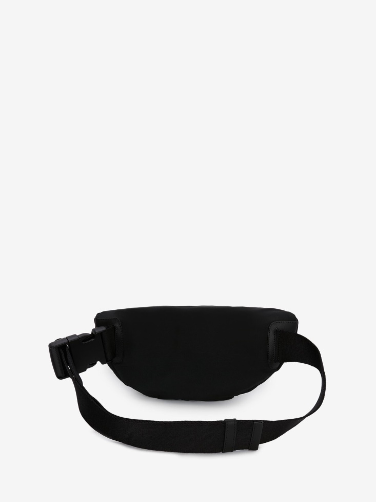 Black/Off White Fashion Alexander McQueen Men's in Graffiti Belt Bag