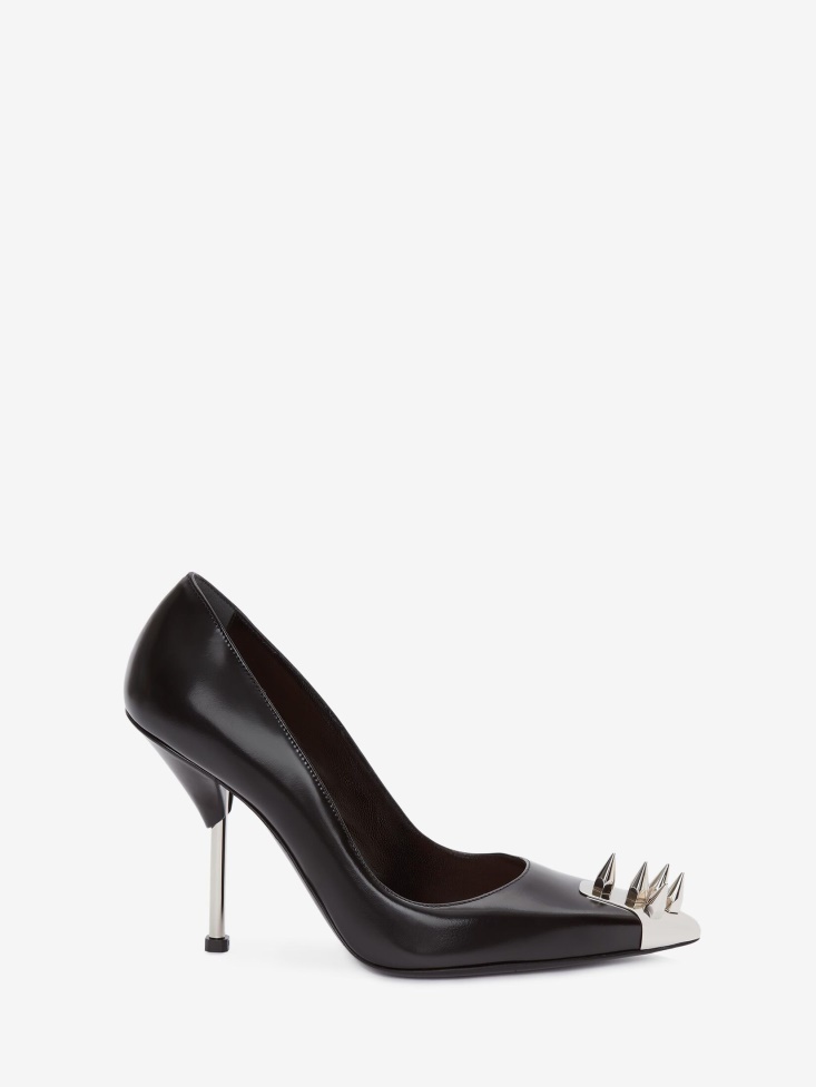 Women's Punk Stud Pump Fashion Alexander McQueen Black/Silver