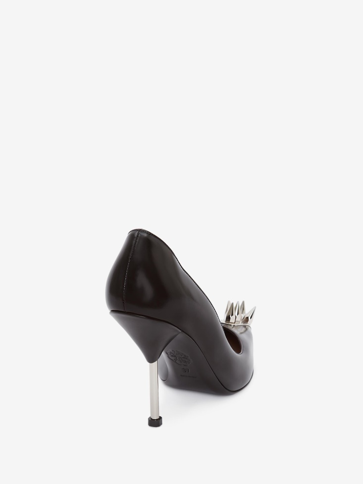 Women's Punk Stud Pump Fashion Alexander McQueen Black/Silver