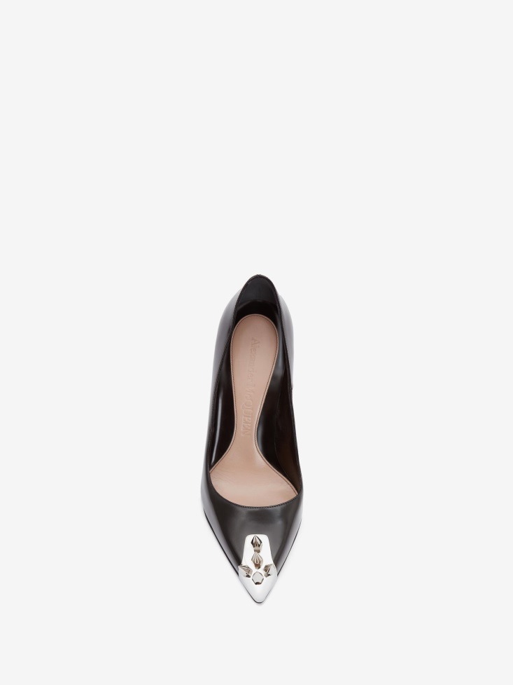 Women's Punk Stud Pump Fashion Alexander McQueen Black/Silver