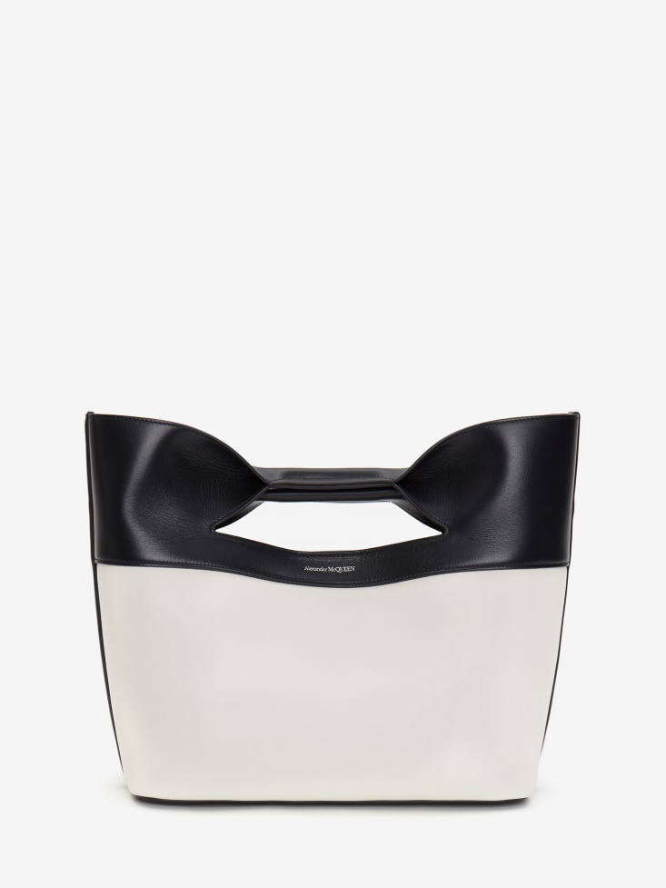 Fashion Alexander McQueen Women's The Bow Small Black/White