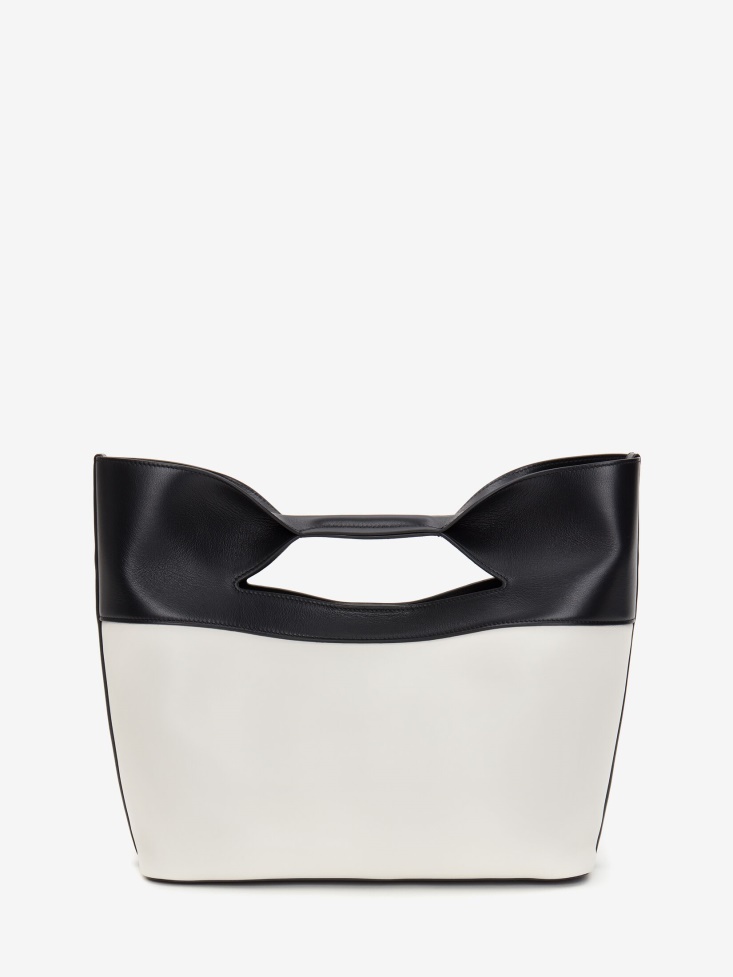 Fashion Alexander McQueen Women's The Bow Small Black/White