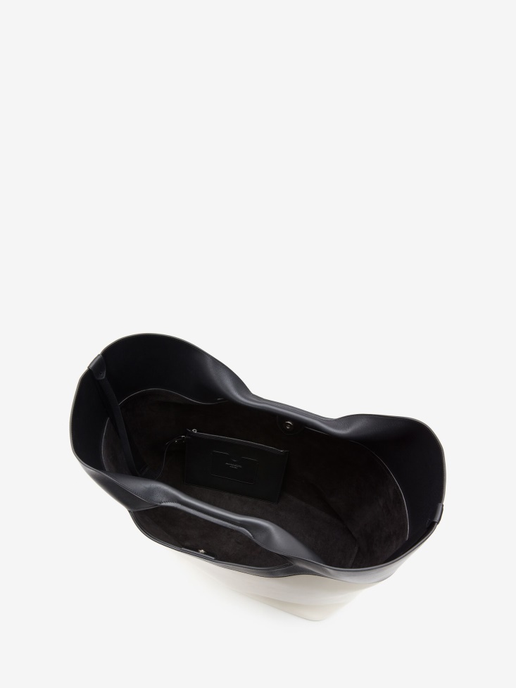 Fashion Alexander McQueen Women's The Bow Small Black/White
