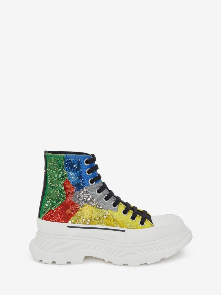 Multicolor Women's Tread Slick Boot Fashion Alexander McQueen