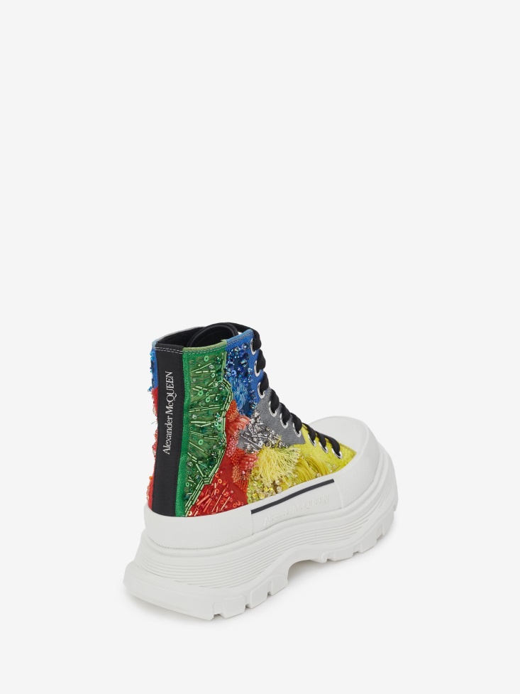 Multicolor Women's Tread Slick Boot Fashion Alexander McQueen