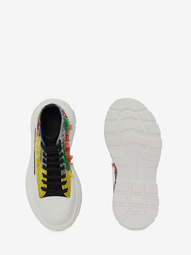 Multicolor Women's Tread Slick Boot Fashion Alexander McQueen