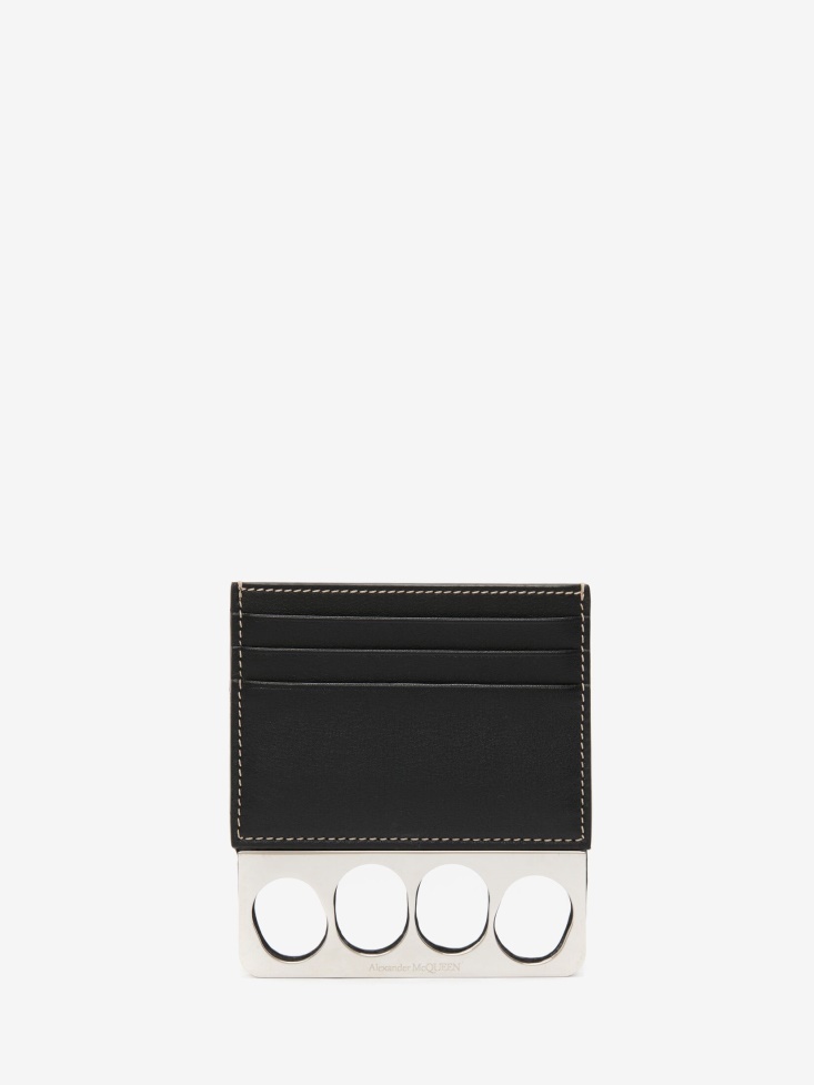 Fashion Alexander McQueen Men's The Grip Card Holder Black