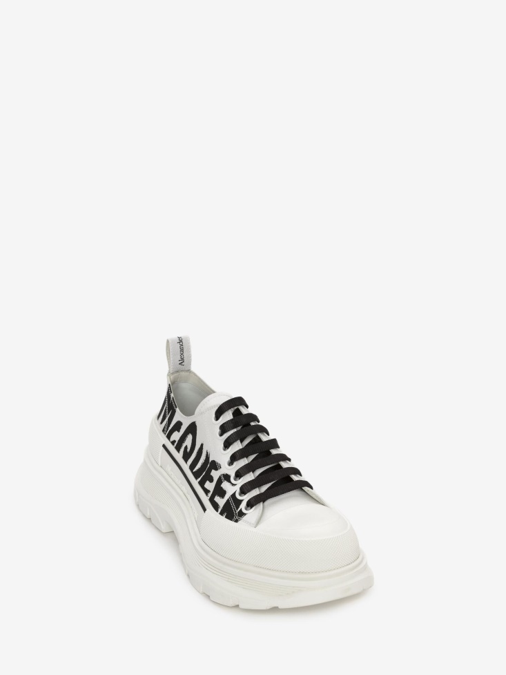 Men's Tread Slick Lace Up Fashion Alexander McQueen Optic White