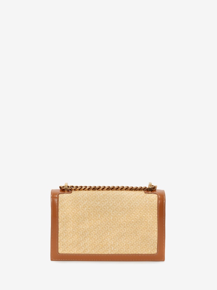 Women's Jewelled Satchel Fashion Alexander McQueen Natural