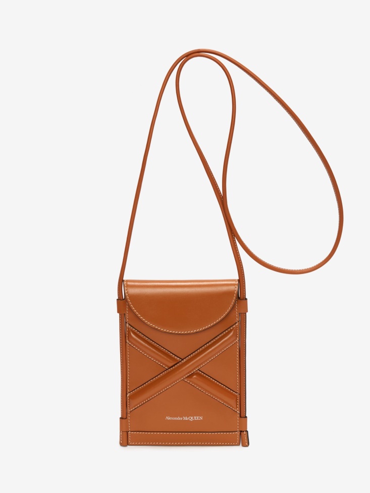 Fashion Alexander McQueen Tan Women's The Curve Micro