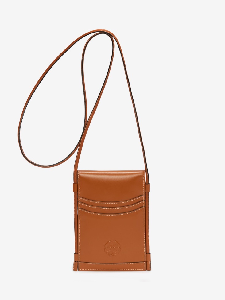 Fashion Alexander McQueen Tan Women's The Curve Micro