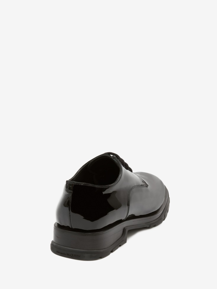 Black Fashion Alexander McQueen Men's Slim Tread Lace-Up