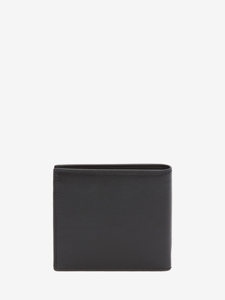 Men's in Graffiti Billfold Wallet Fashion Alexander McQueen Black/White