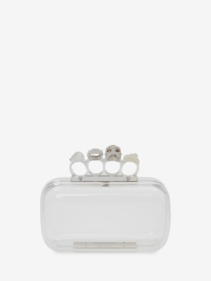 Transparent Fashion Alexander McQueen Women's Knuckle Clutch