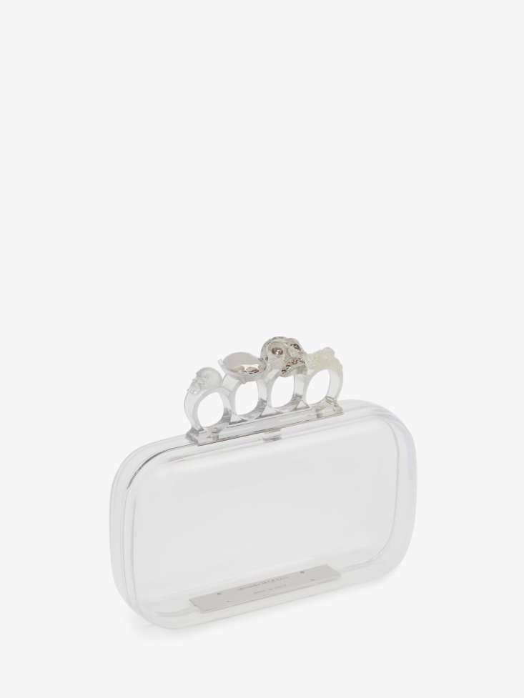 Transparent Fashion Alexander McQueen Women's Knuckle Clutch