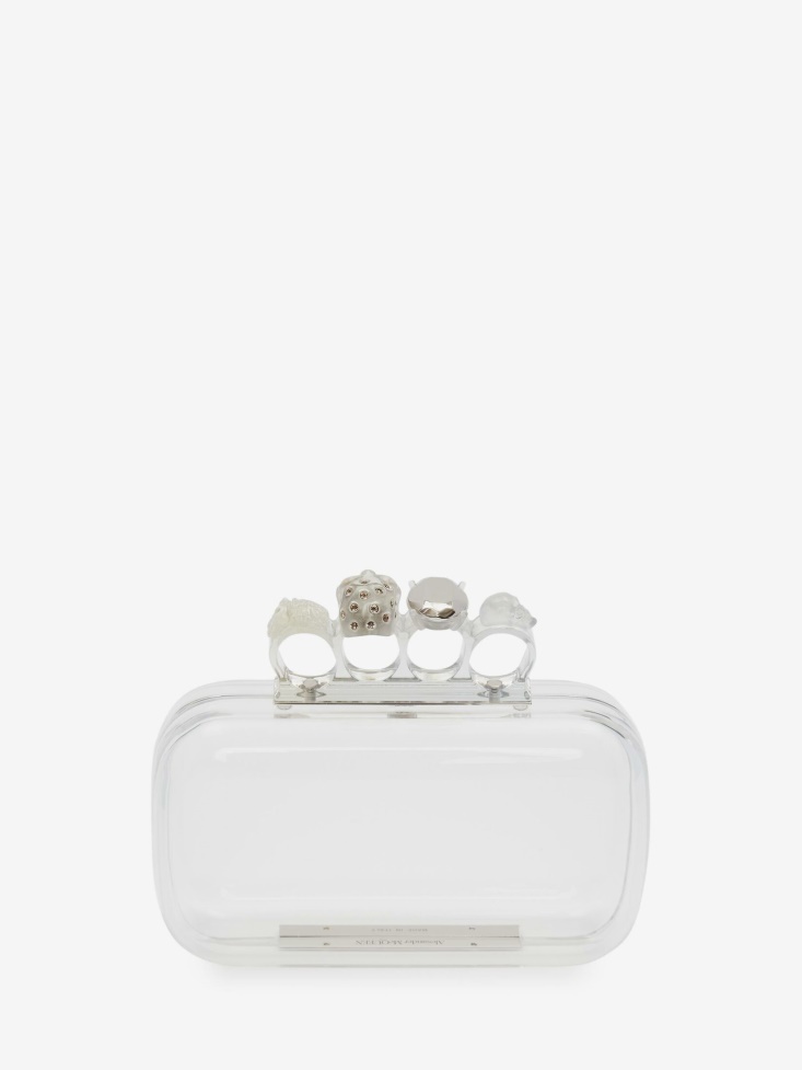 Transparent Fashion Alexander McQueen Women's Knuckle Clutch