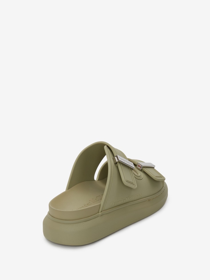 Fashion Alexander McQueen Women's Oversized Hybrid Slide Sage