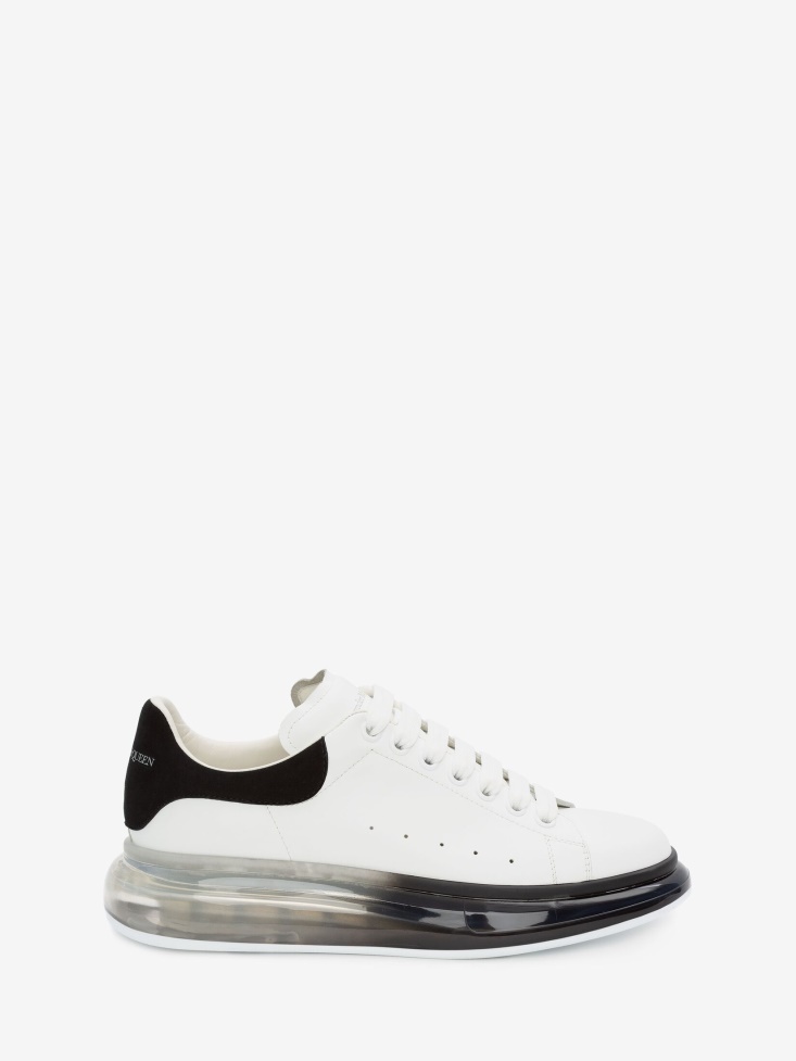 White/Black Men's Oversized Sneaker Fashion Alexander McQueen