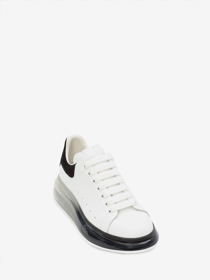 White/Black Men's Oversized Sneaker Fashion Alexander McQueen