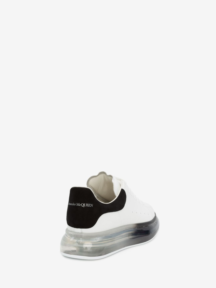 White/Black Men's Oversized Sneaker Fashion Alexander McQueen