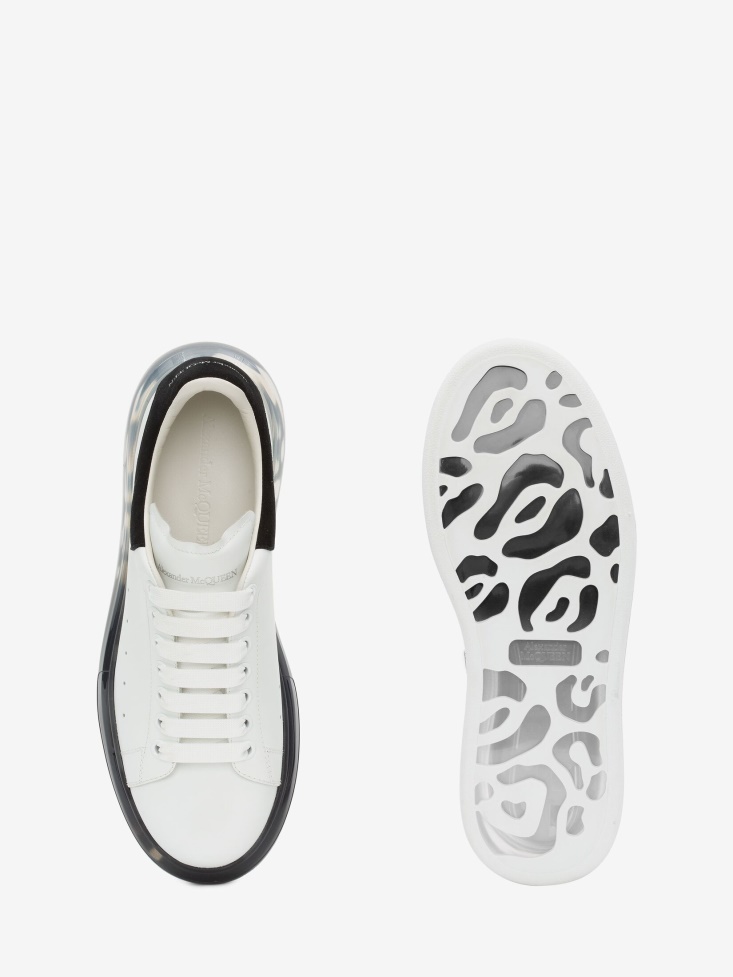 White/Black Men's Oversized Sneaker Fashion Alexander McQueen