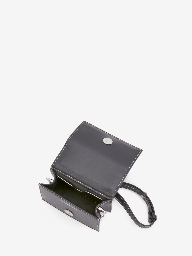 Women's Micro Jewelled Satchel Fashion Alexander McQueen Black