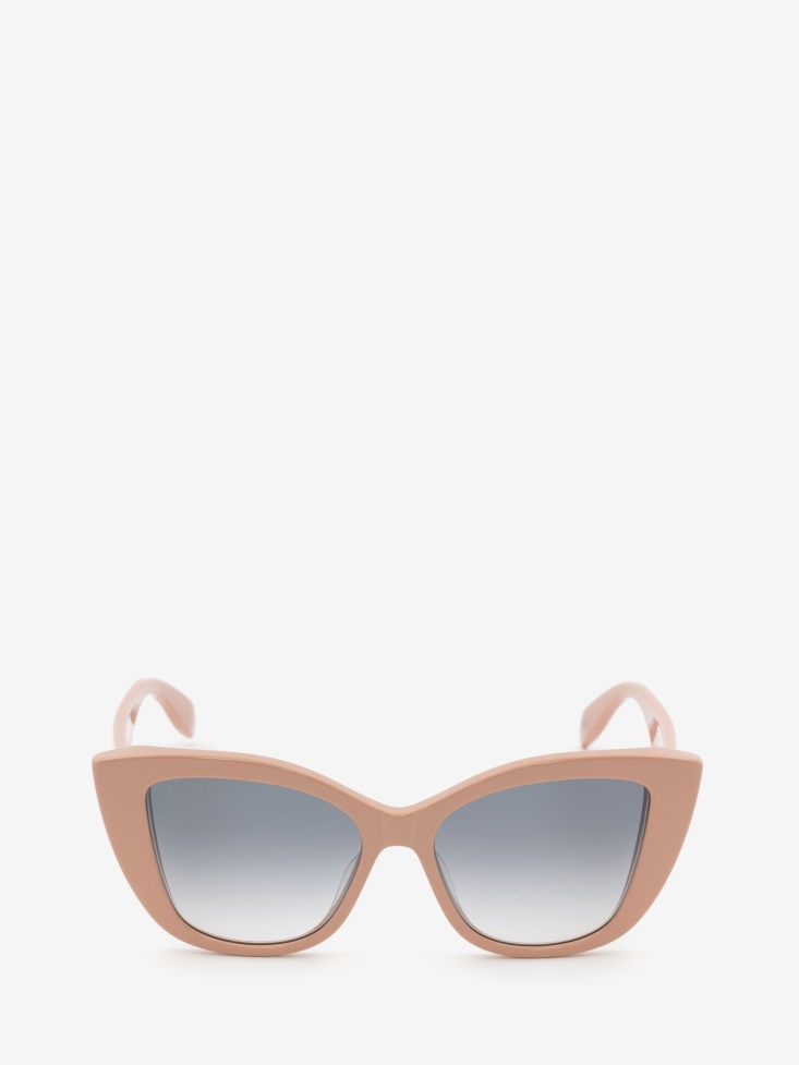 Women's in Graffiti Cat-Eye Sunglasses Fashion Alexander McQueen Pink