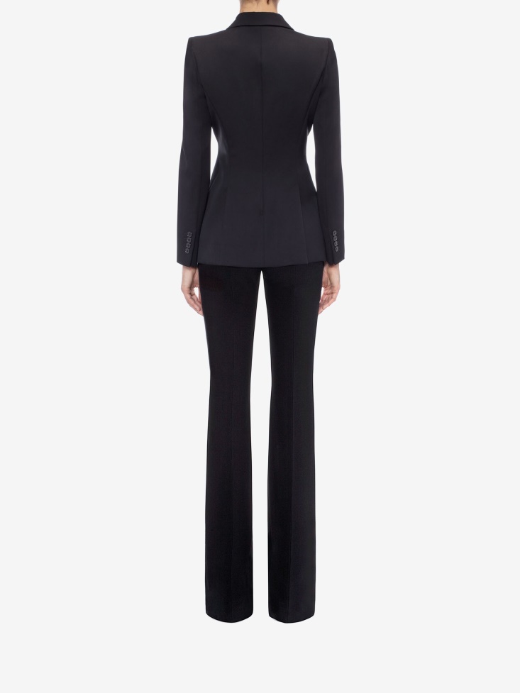 Fashion Alexander McQueen Black Women's Narrow Bootcut Trousers