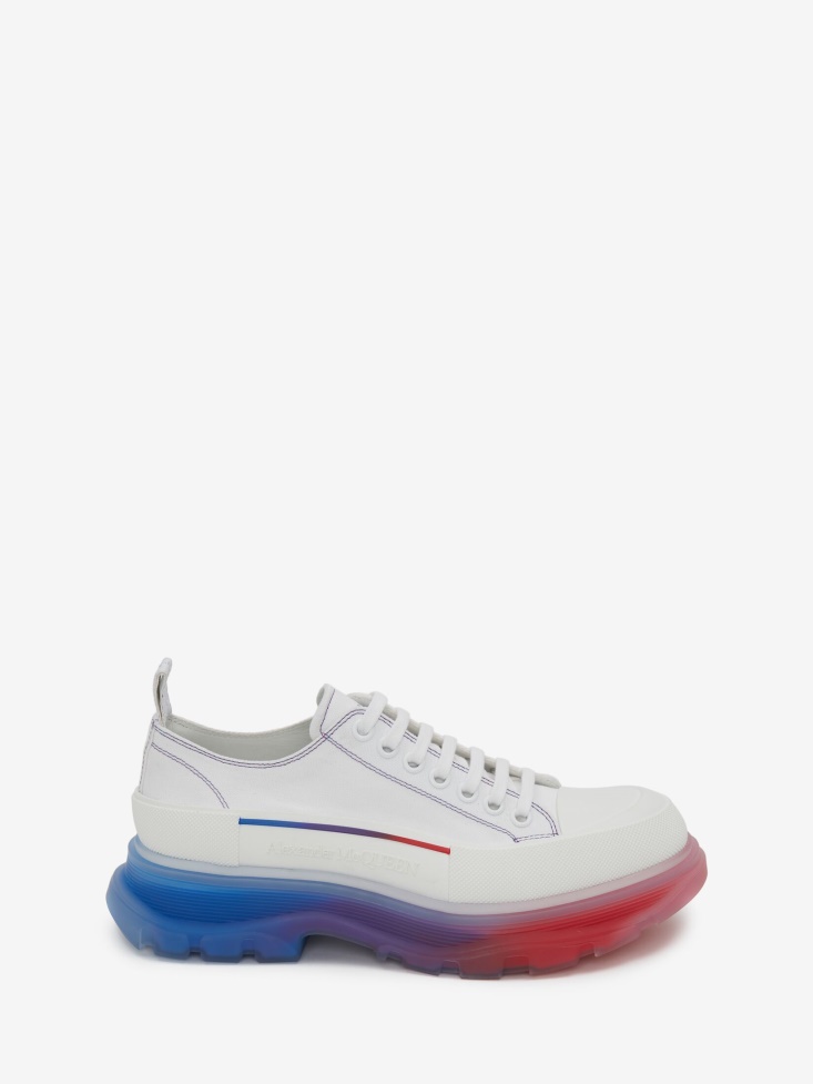 Men's Tread Slick Lace Up Fashion Alexander McQueen White