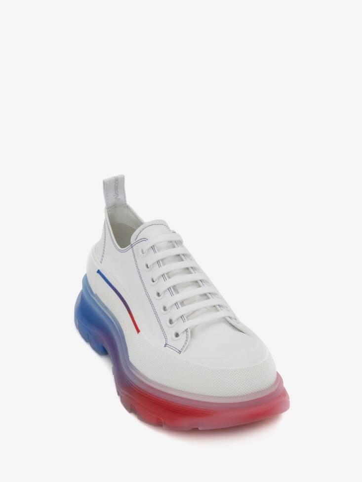 Men's Tread Slick Lace Up Fashion Alexander McQueen White