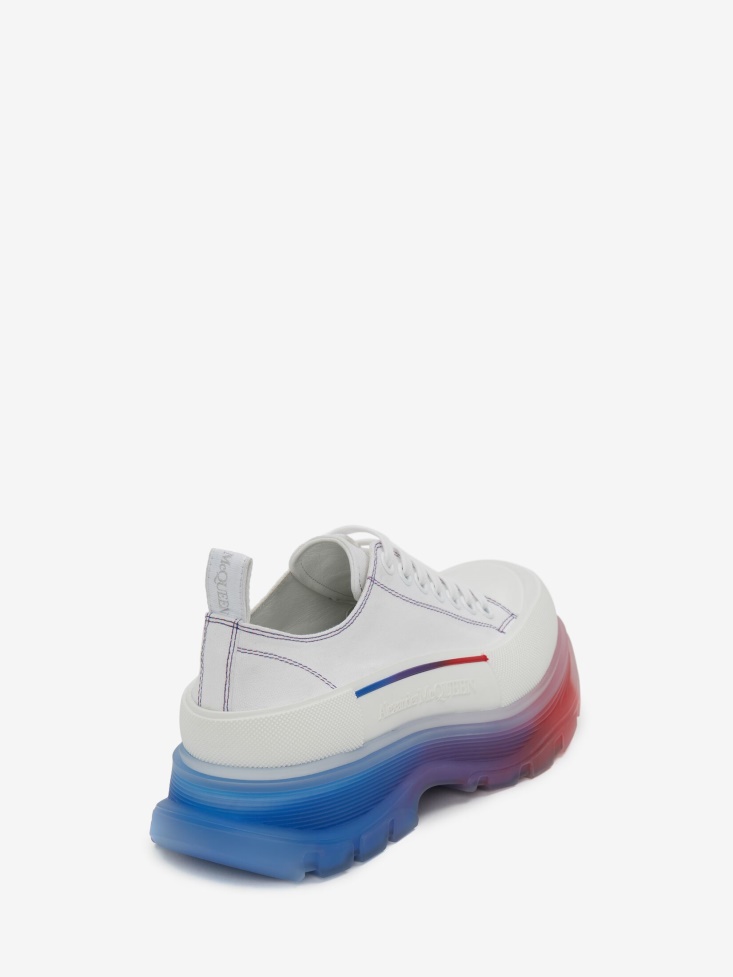 Men's Tread Slick Lace Up Fashion Alexander McQueen White
