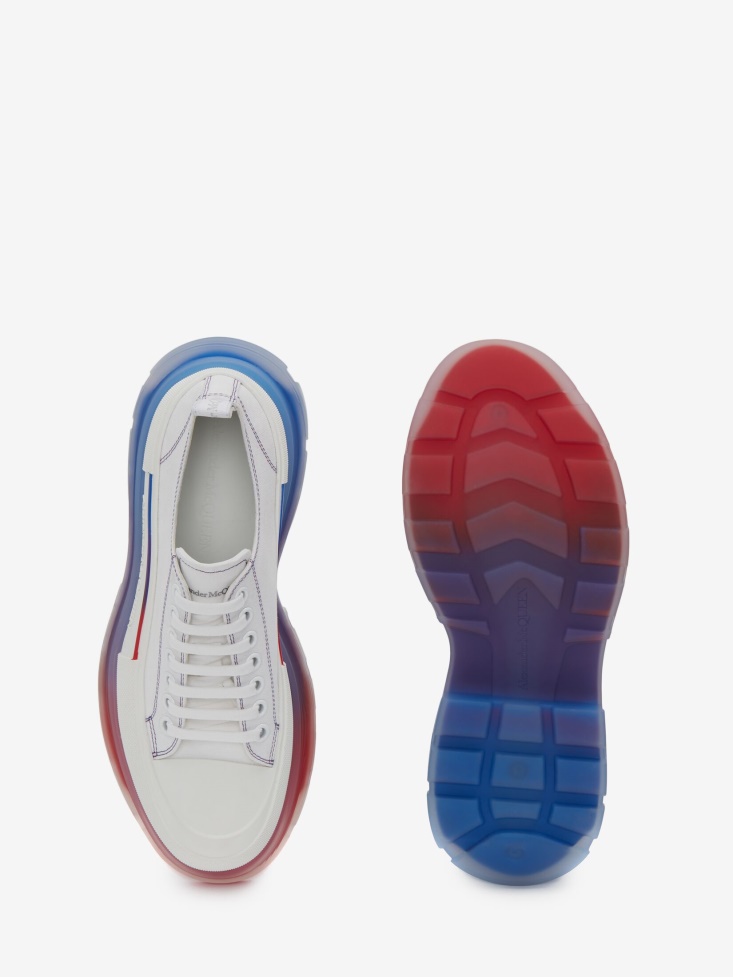 Men's Tread Slick Lace Up Fashion Alexander McQueen White