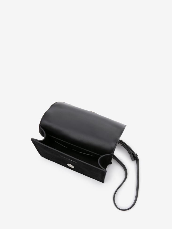 Women's Fashion Alexander McQueen in Black Mini Jewelled Satchel