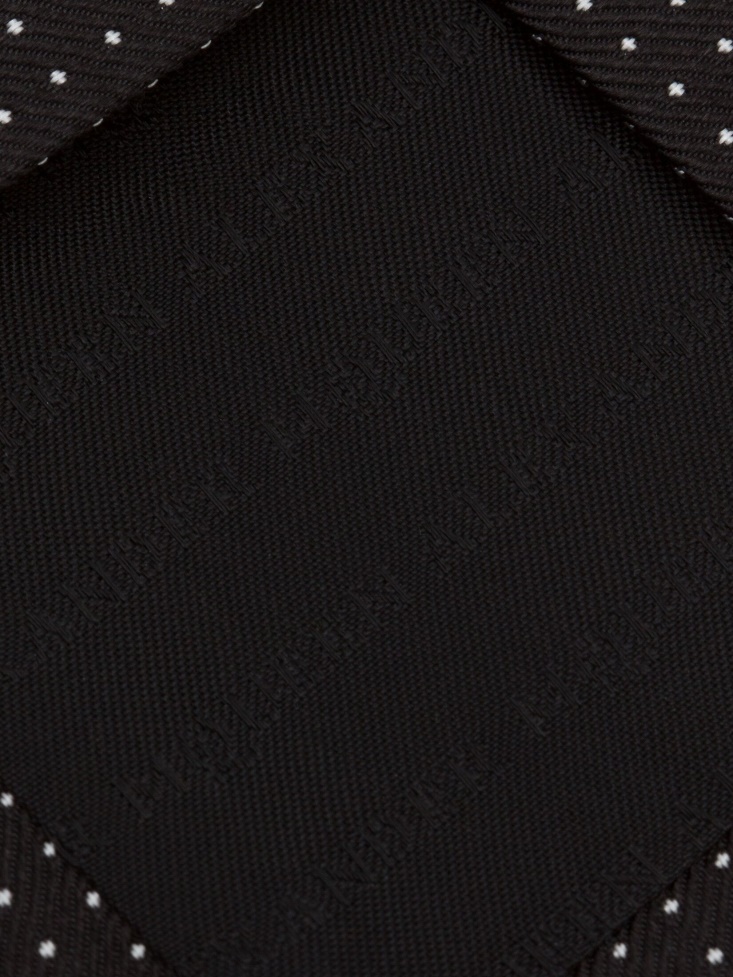 Black/White Fashion Alexander McQueen Men's Pin Dot Tie