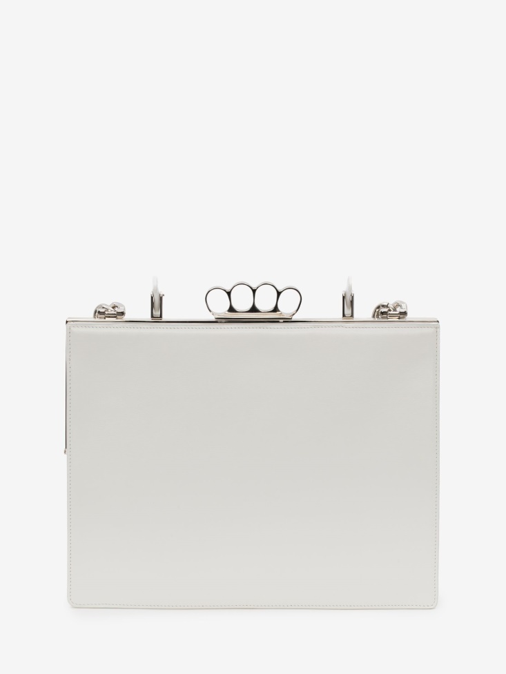 Fashion Alexander McQueen Women's The Four Ring Frame White