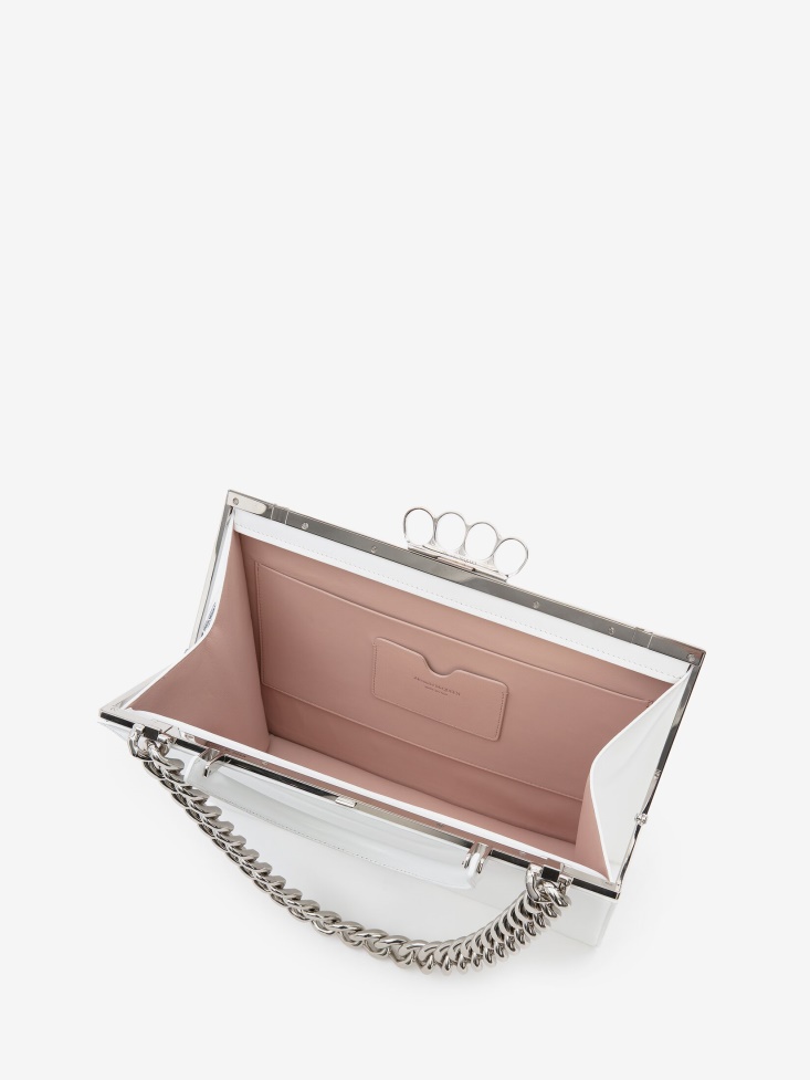 Fashion Alexander McQueen Women's The Four Ring Frame White