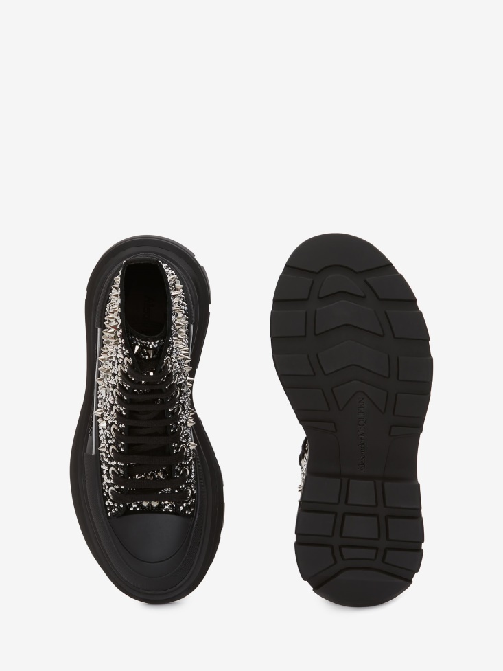 Black Fashion Alexander McQueen Women's Tread Slick Boot