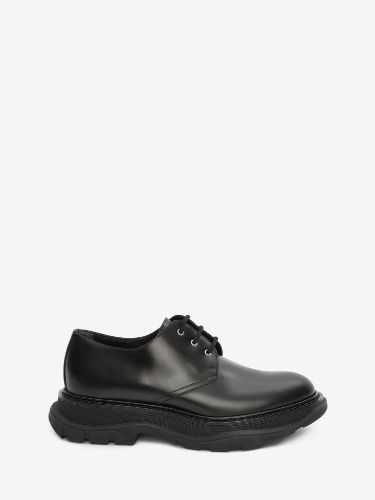 Men's Tread Derby Black Fashion Alexander McQueen