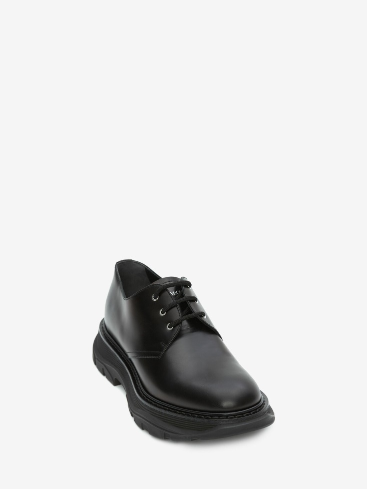 Men's Tread Derby Black Fashion Alexander McQueen