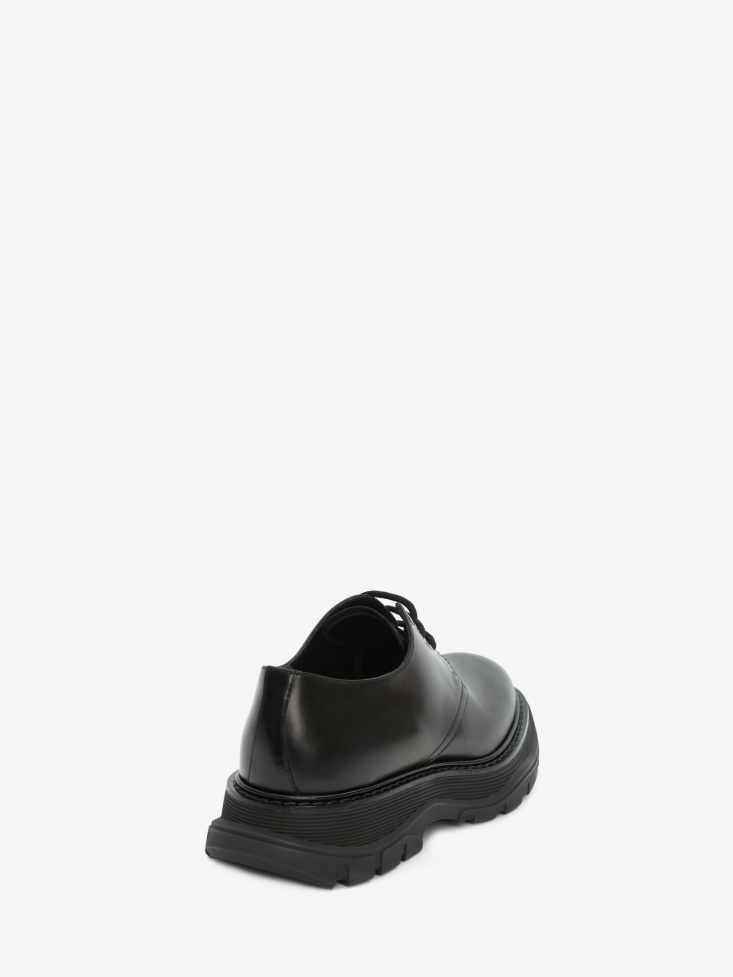 Men's Tread Derby Black Fashion Alexander McQueen