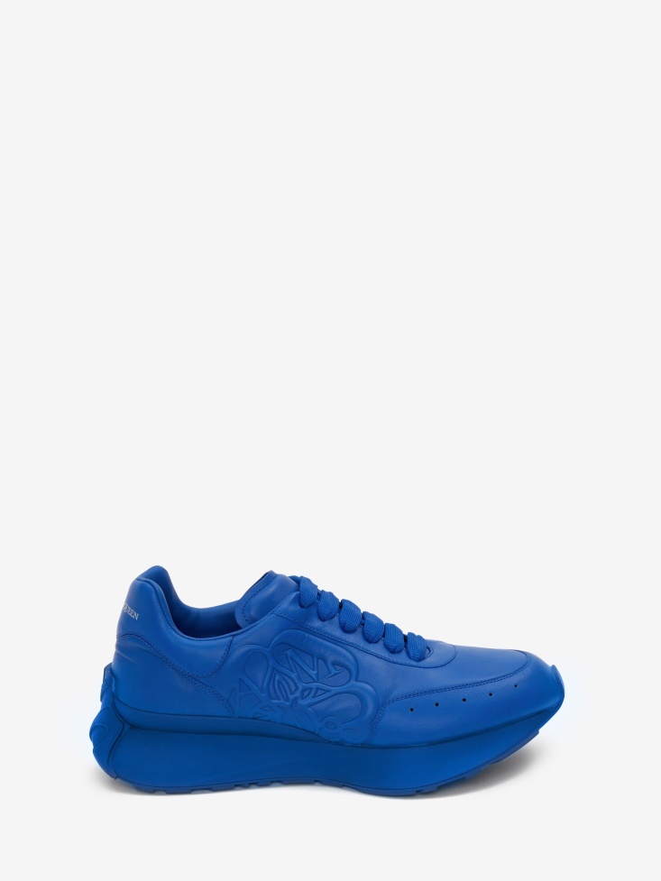 Men's Sprint Runner Fashion Alexander McQueen Electric Blue