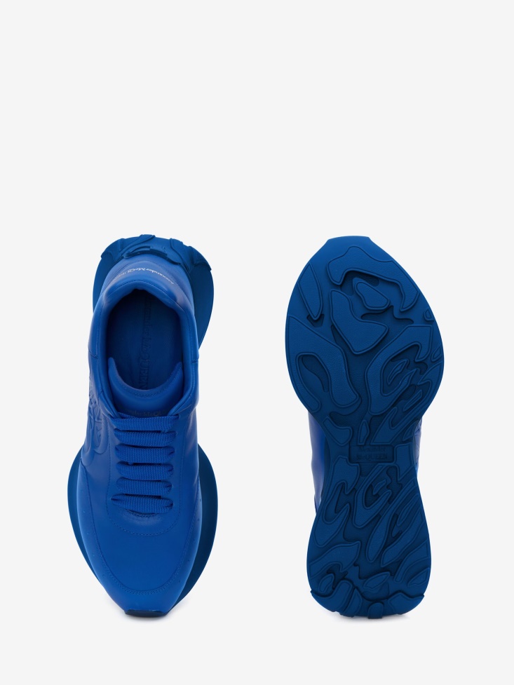 Men's Sprint Runner Fashion Alexander McQueen Electric Blue