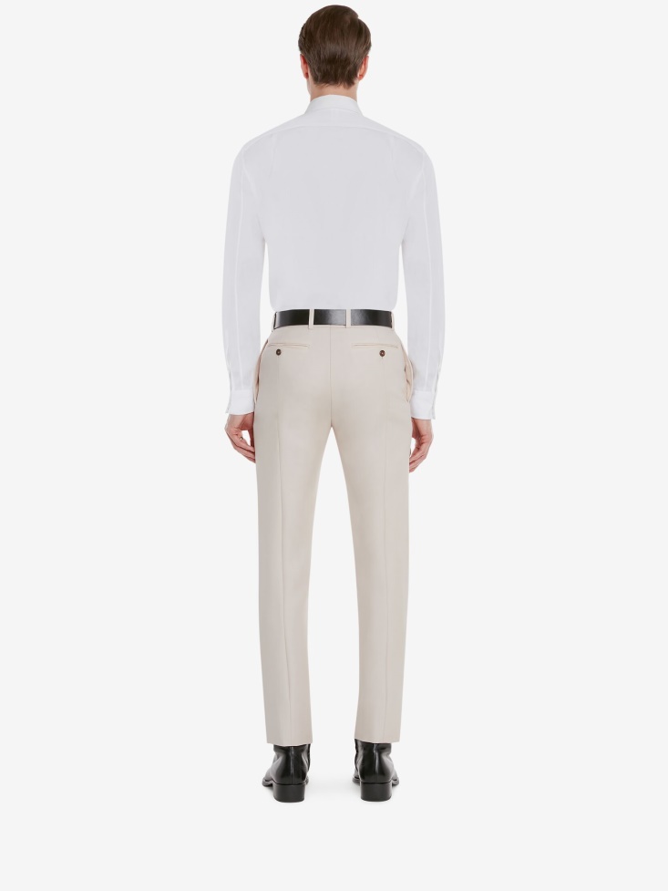 Fashion Alexander McQueen Men's Tailored Cigarette Trousers Courtney Pink