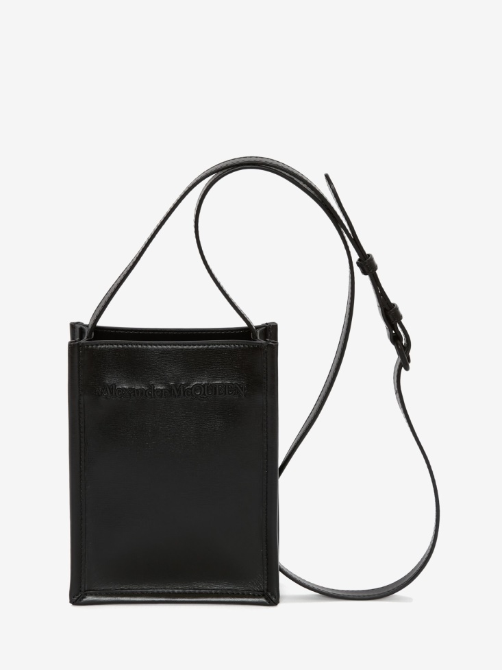 Men's Mini Crossbody Bag Black Fashion Alexander McQueen