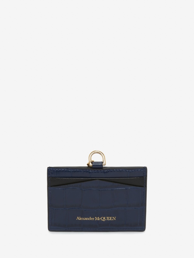 Women's Card Holder With Chain Fashion Alexander McQueen Black